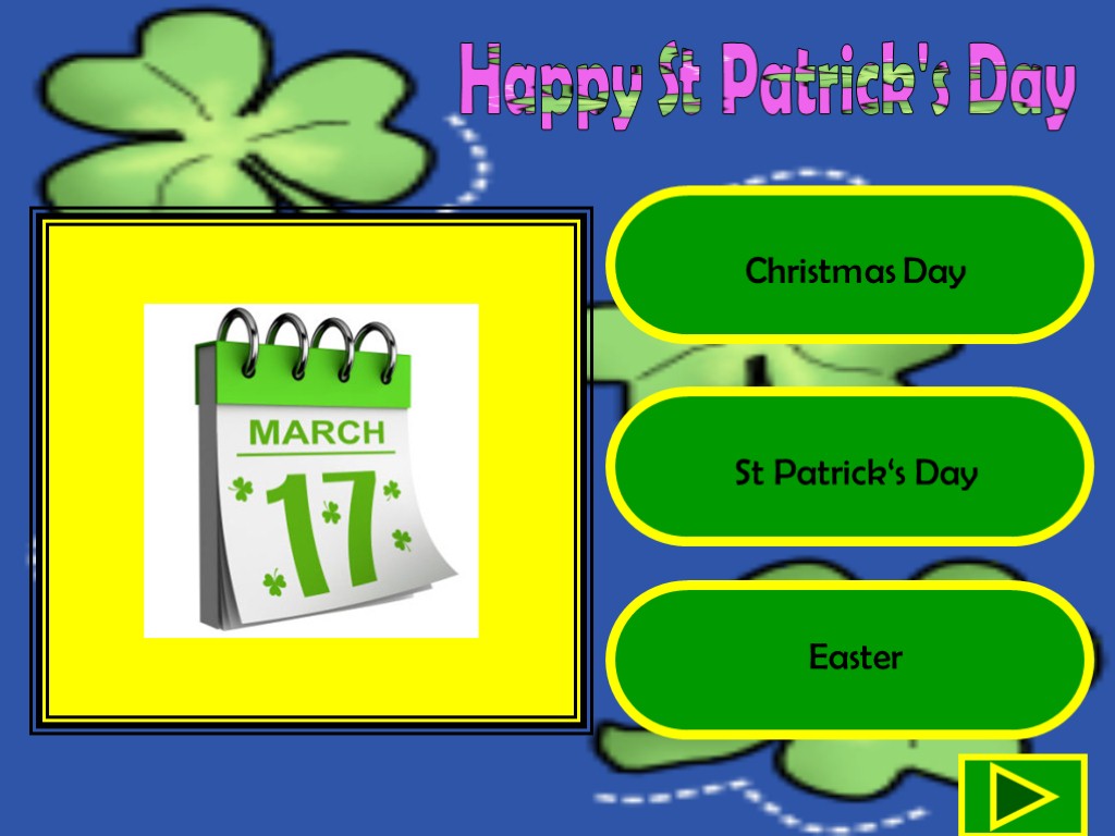 Happy St Patrick's Day Christmas Day St Patrick‘s Day Easter